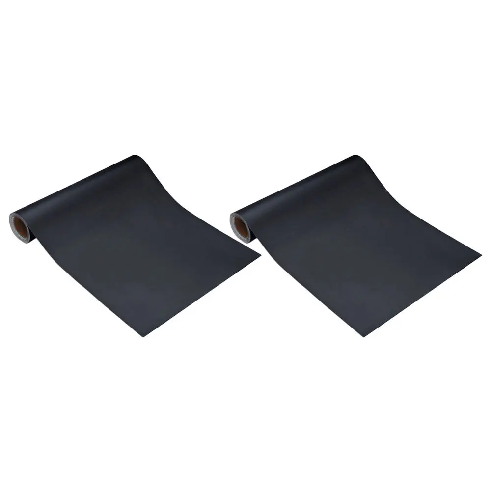 2pcs 2 Rolls Removable Blackboard Sticker Self-Adhesive Chalkboard Decal For Wall Calendar Shopping List Learning Tool Diy