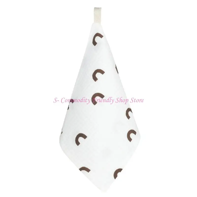 

85AE Washcloth Baby-Face Towel Newborn Baby Infant Cotton Wiping Towel Feeding Bibs
