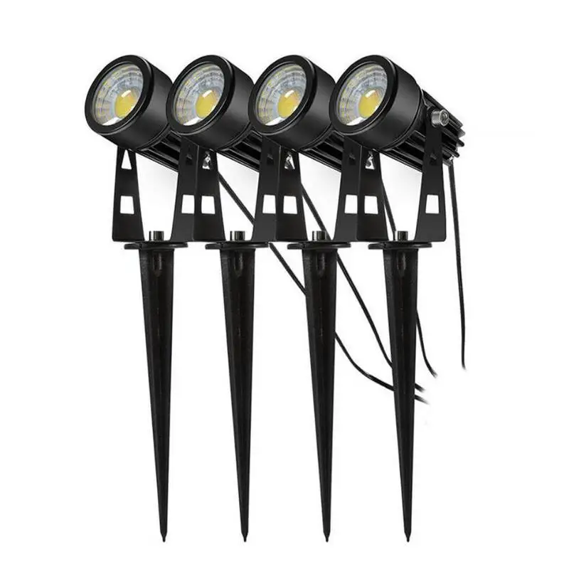 Luz LED para paisajes, decoración impermeable para exteriores, patio, camino, Villa, jardín, bolardo, lámparas de césped