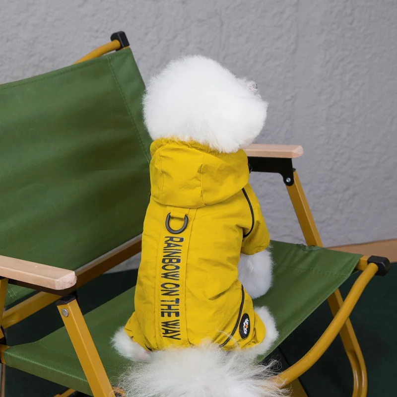 Waterproof Pet Jumpsuits Winter Fleece Dog Clothes Coat with D-ring For Small Dogs Yorkshire Bichon Puppy Clothing ropa perro