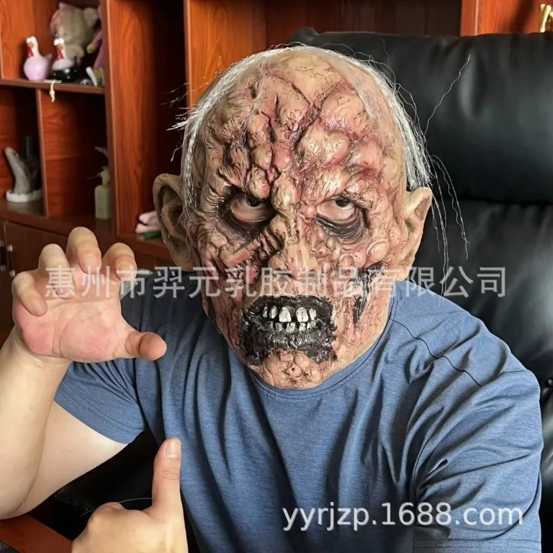 

Terrifying Zombies Latex Masks Adult Horror Scary Mask Head Cover Halloween Masquerade Carnival Party Costume Cosplay Prop