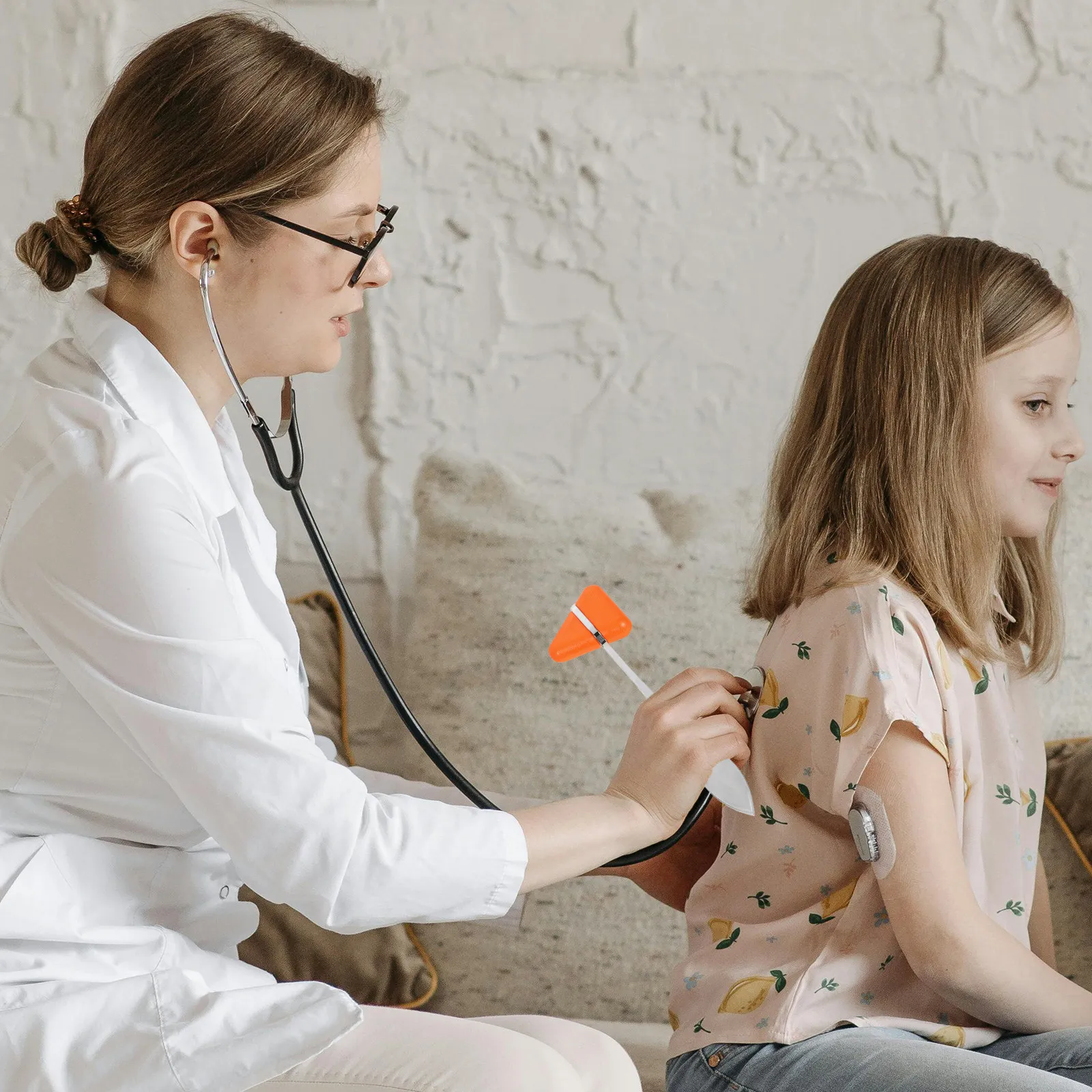 

Медицинский молоток с двумя головками для неврологических исследований: точный контроль результатов, легкий и портативный дизайн, идеально подходит для дома, школы, больницы