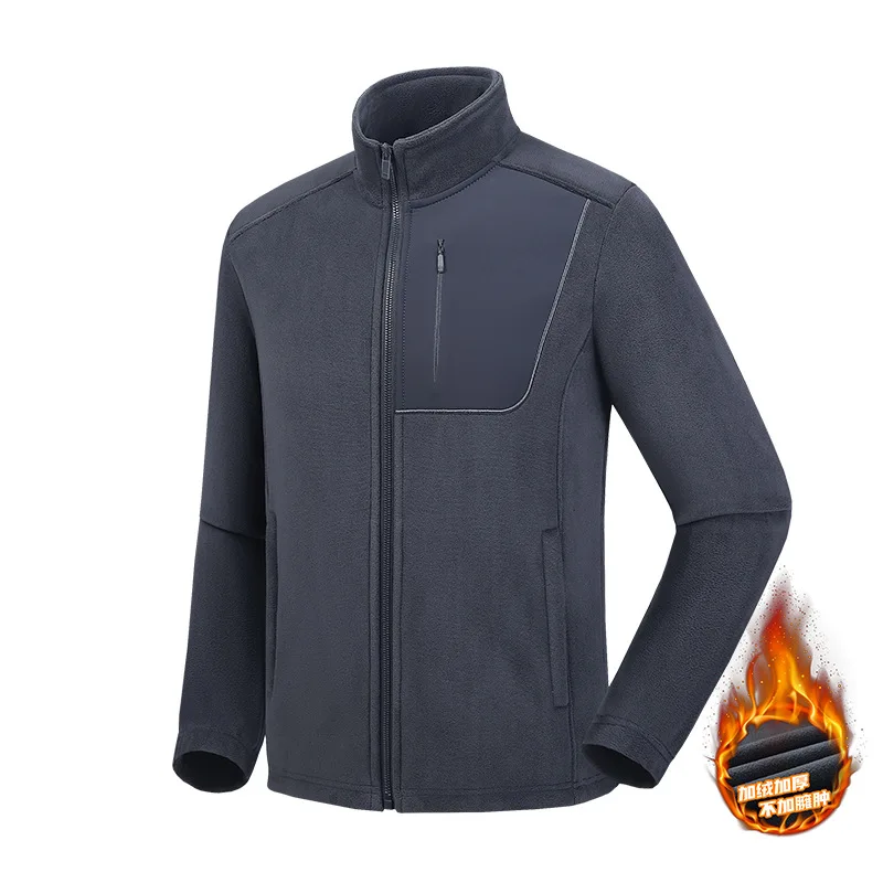 Spring Fitness Jacket High Quality Running Sports Jacket Outdoor Workout Training Fleece Zipper Cardigan Jogging Men Coat