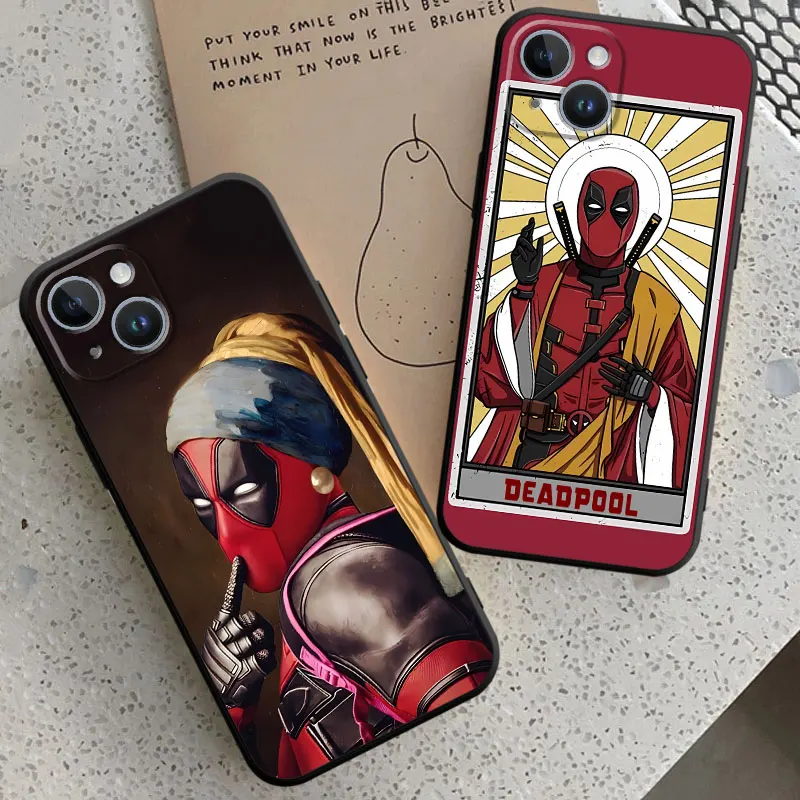 Marvel Deadpool Funny Case for Motorola Moto G9 Plus Edge 40 Pro Edge 30 Neo Edge 20 Pro One Fusion Plus G200 5G Cover TPU Soft