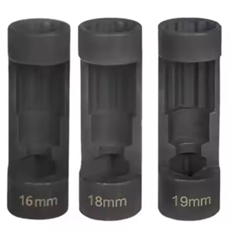 HOT-Strut Nut Socket Tool Set For Easy Suspension Removal 16/18/19/21/22/24Mm 12 Point 1/2