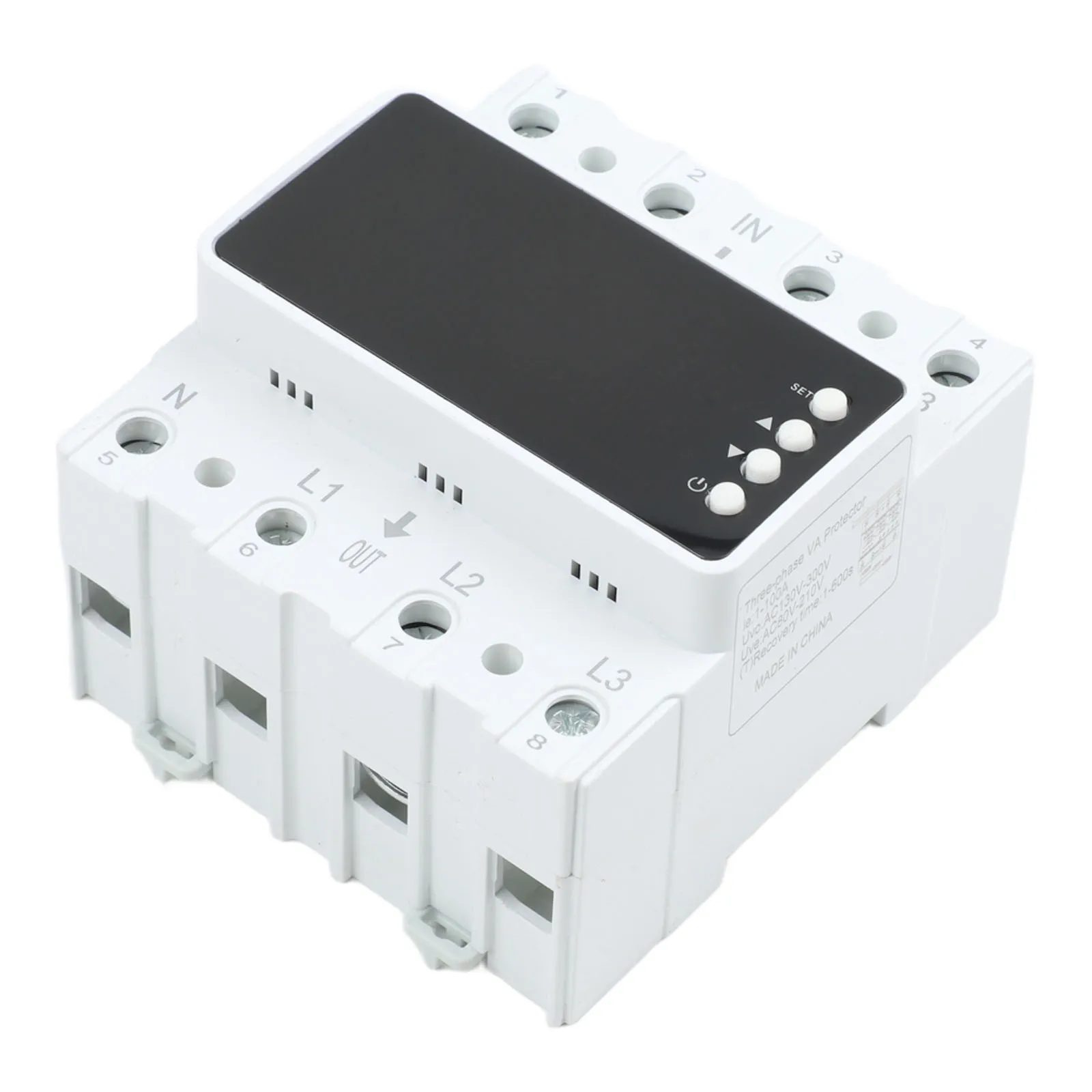 As Shown Voltage Protector Phase Loss Detection Protector Phase Loss Detection Undervoltage Protection Safety Efficiency
