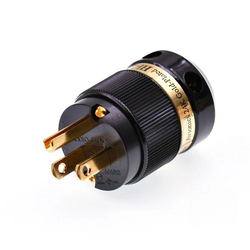 Ti2000-8085 audio dedicated, gold-plated power plug/plug tail