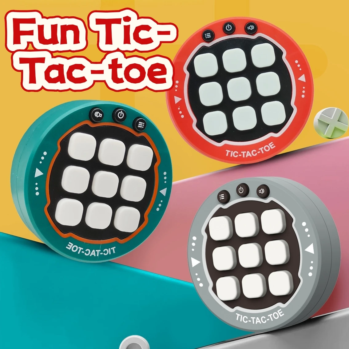 

Creative and fun stress-relieving tic-tac-toe game machine. Restless players can enjoy two-player battles.