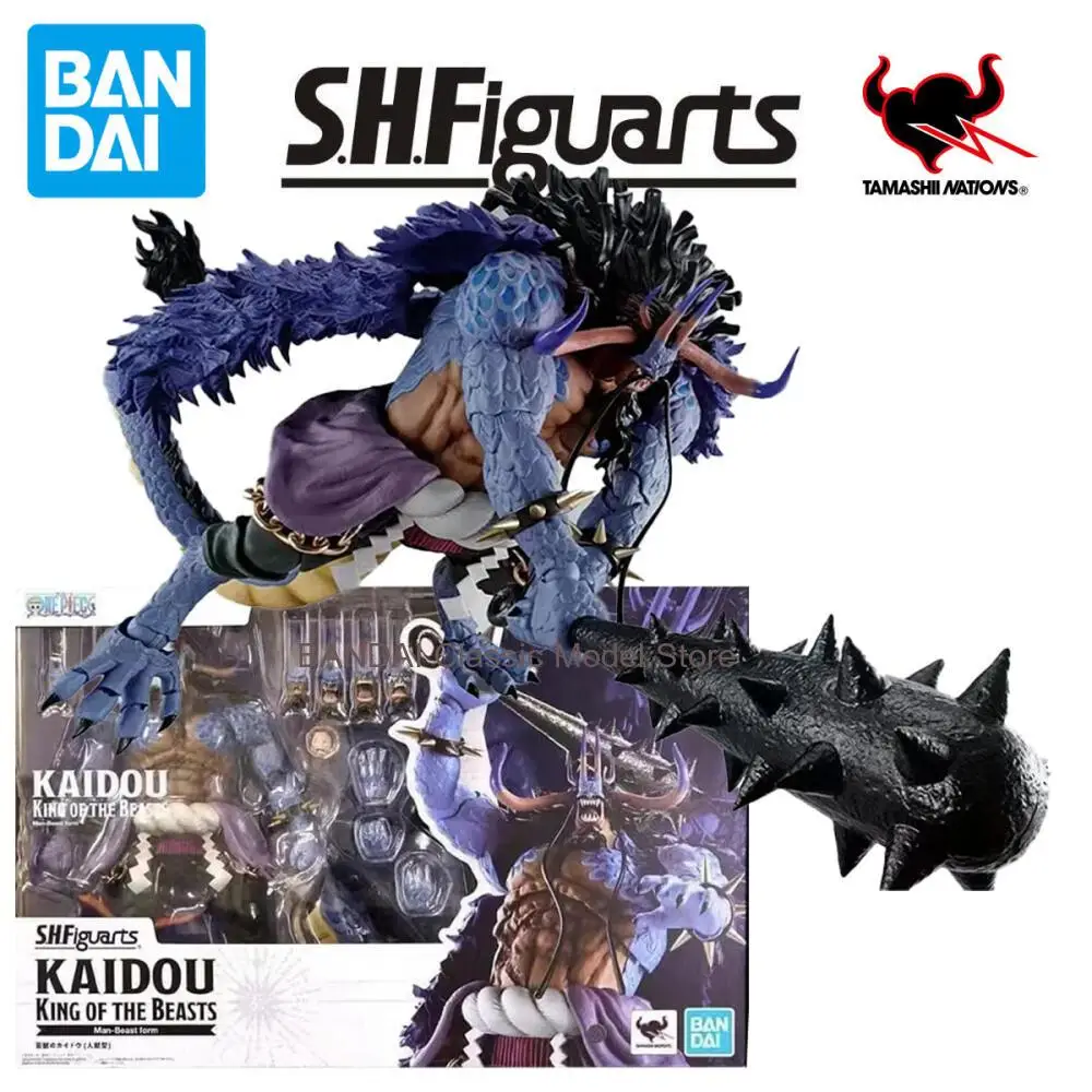 

100% оригинал Bandai S.H.Figuarts SHF Kaido Of The Beasts, форма человеческого зверя Kaidou, в наличии, коллекция аниме, фигурки, игрушки
