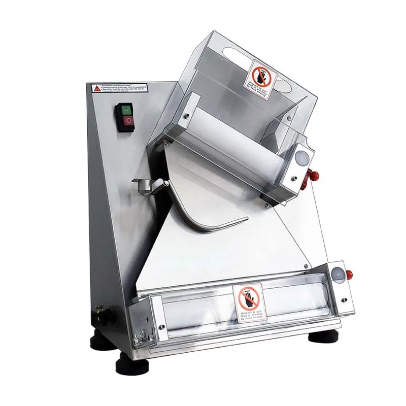 CX Commercial Stainless Steel Pizza Press, Manual Adjustable Thickness Pizza Crust Forming Machine