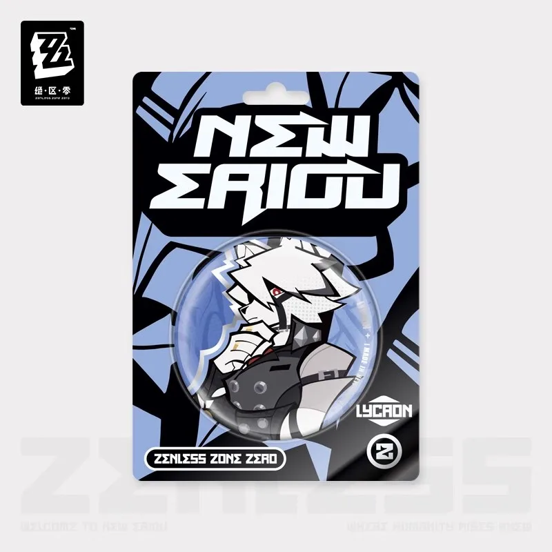 Официальный подлинный значок Zenless Zone Zero Lido Series Q из жести Victoria, аксессуары для бытовых эффектов, периферийные устройства в стиле аниме, подарки