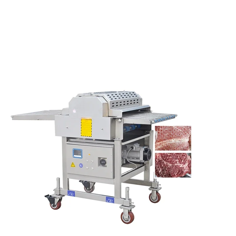 High-efficiency fresh meat tenderizing machine oil fried chicken chops beef chops muscle tissue destruction industrial use