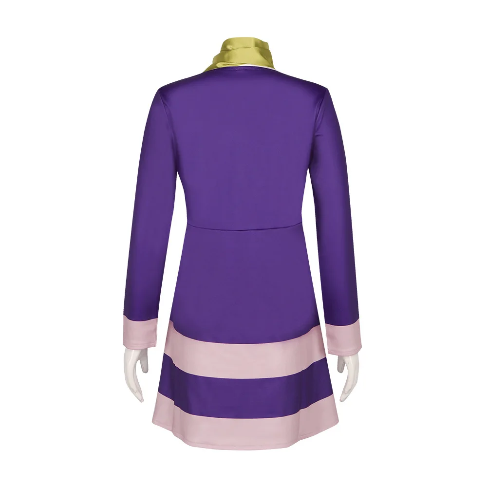 Disfraz de loween de Scooby Doo, Falda de Disfraz de Daphne, Vestido de una Pieza para Cosplay, Ropa Tradicional para Muje...