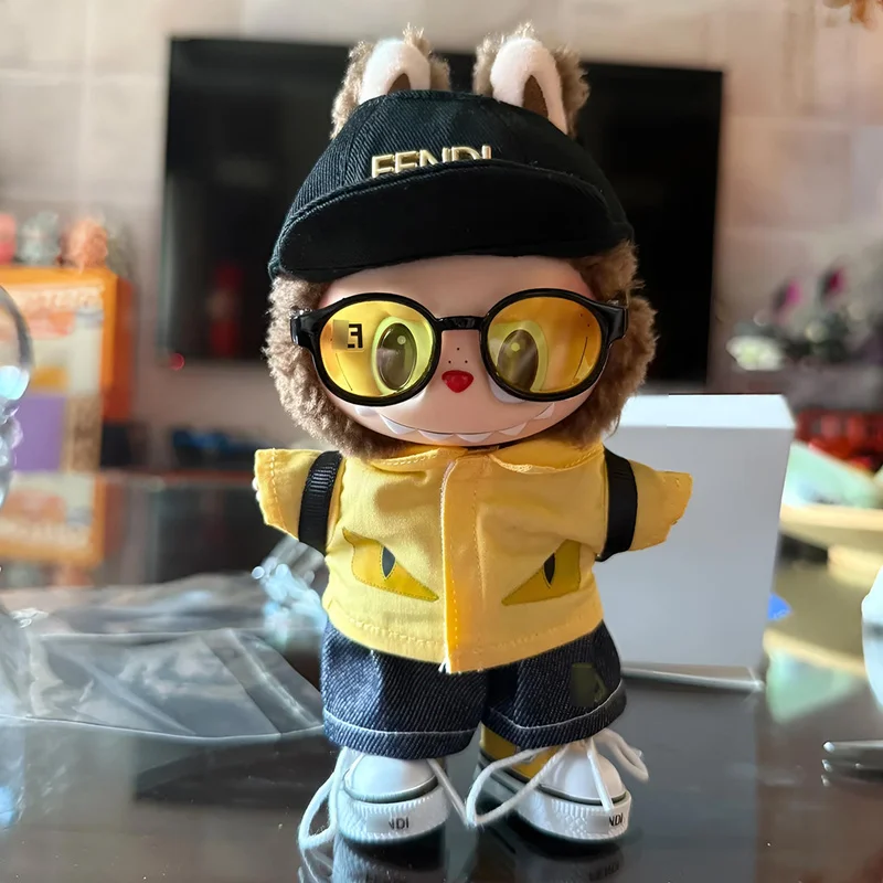 

For 17cm Labubu High-End Design Is Suitable For Changing Clothes Of First Second And Third Generation Labubu Plush Toys Gifts