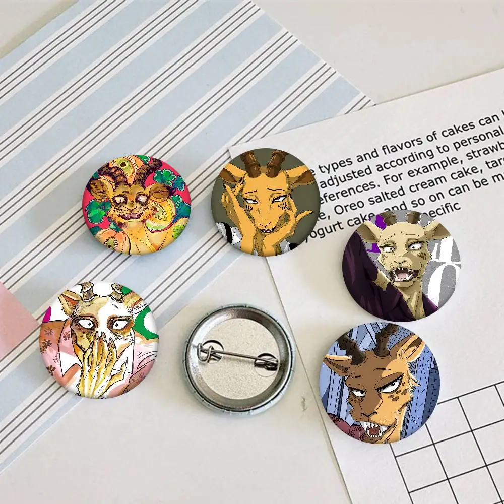 Anime Melon Beastars Round Badges Can Be Used To Decorate Clothes And Backpack Pins