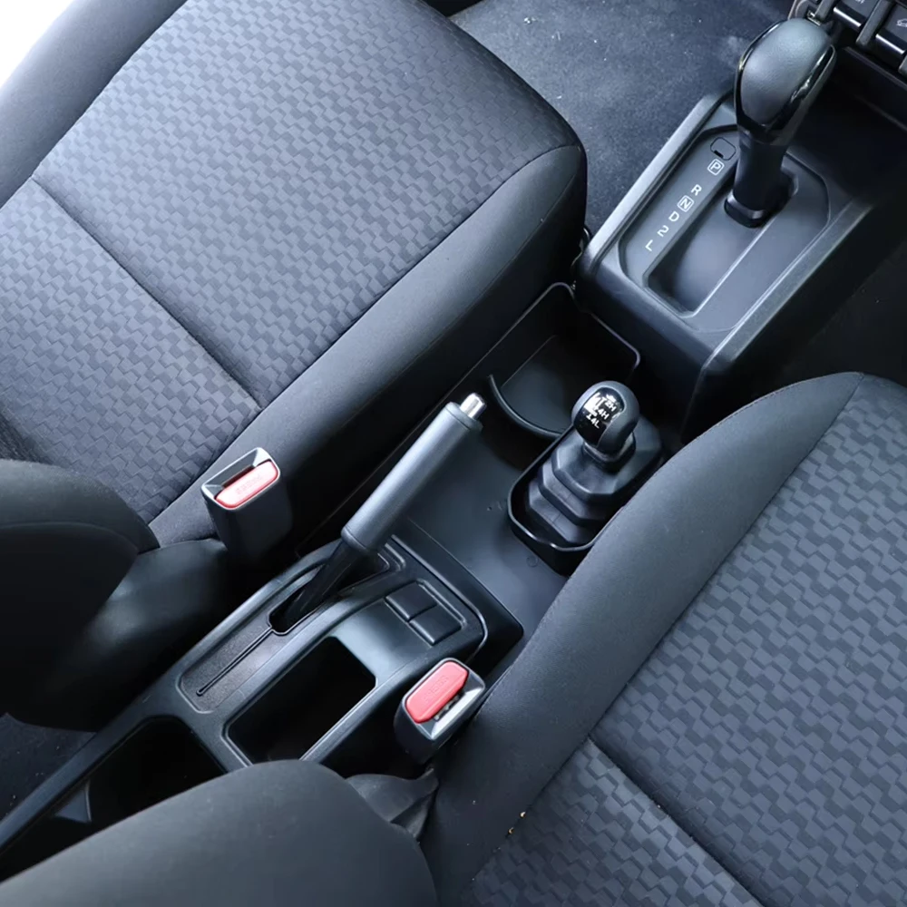 Center Console Cup Holder Gear Shift Storage Box Organizer Tray fit Suzuki Jimny JB64 JB74 4WD 2019-2023 Car Interior Accessory