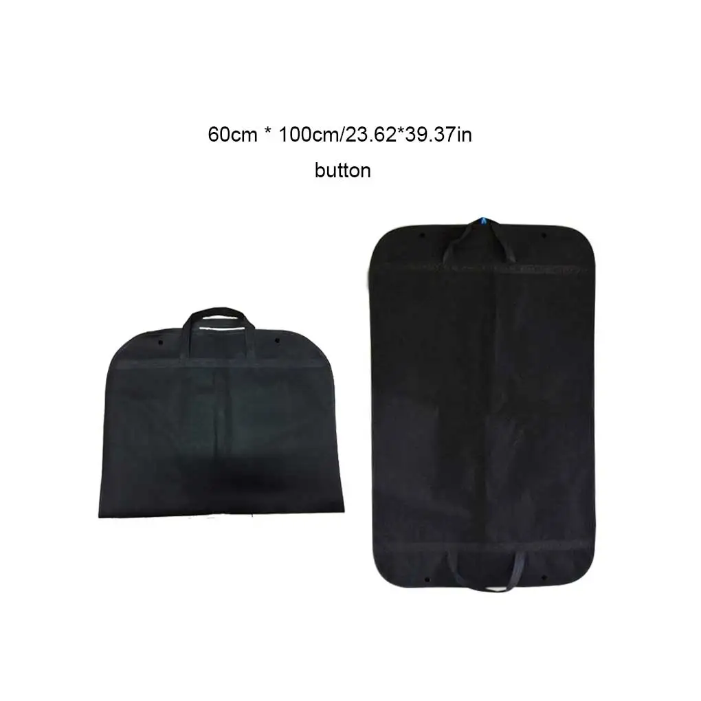 Garment Bag Zipper Suit Dress Carrier Hanger Protector Reusable Black