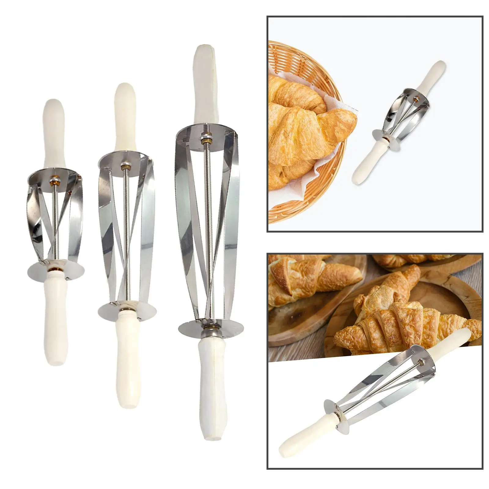 Croissant Cutter Home Rolling Bread Cutter Multifunction Bread Roller Cutter