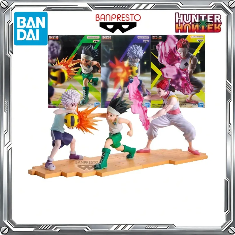 

Оригинальные фигурки BANDAI BANPRESTO HUNTER×HUNTER: Гон Фрикс, Килуа Золдеч, Хисока, Г.И. Коллекционная модель фигурки персонажа, игрушка, подарок