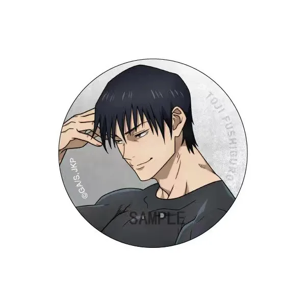 

Jujutsu Kaisen Badge Brooch Pin Keychain Maki Zenin Toji Fushiguro Satoru Gojo Suguru Geto Tin Metal Gift