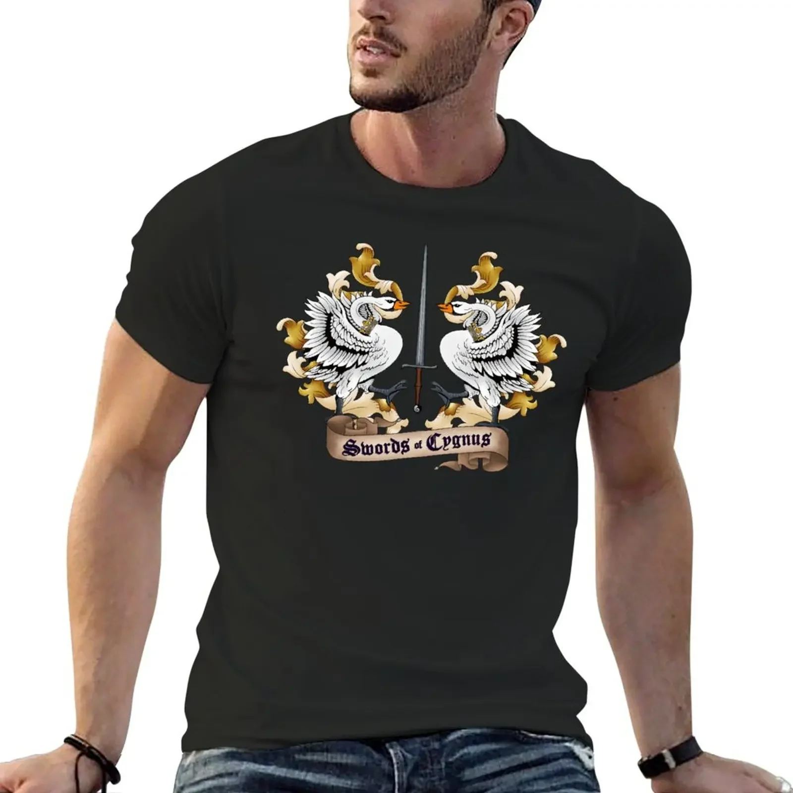 The Regal Swan T-Shirt anime figures summer clothes oversized t shirt oversized mens clothing