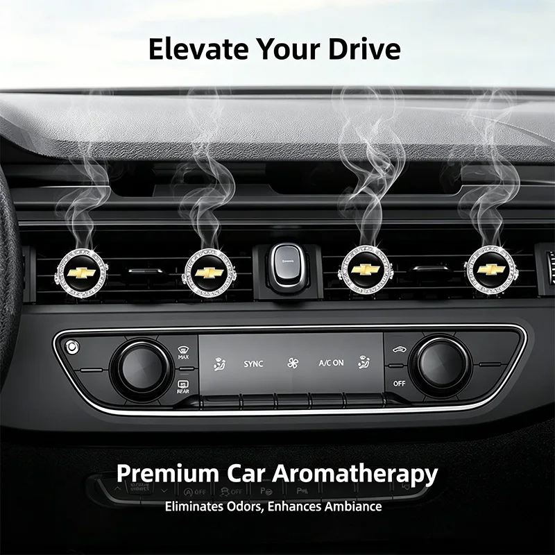 

Car Air Vent Freshener Aromatherapy Perfume Diffuser Tire Valve For Chevrolet Spark Captiva Cruze Malibu Equinox Trax Camaro