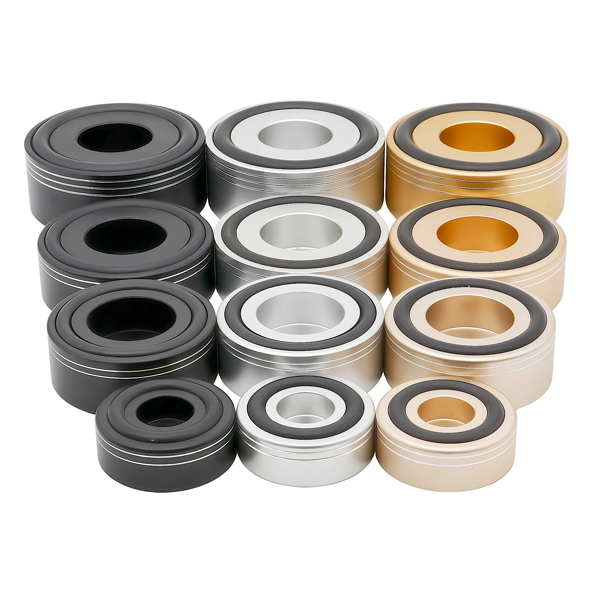 Diameter 30mm 39mm 44mm 49mm Machined Solid Aluminum Speaker AMP Isolation Foot Spike Floor Base Pad Stand Cone Damper Pad 1PC