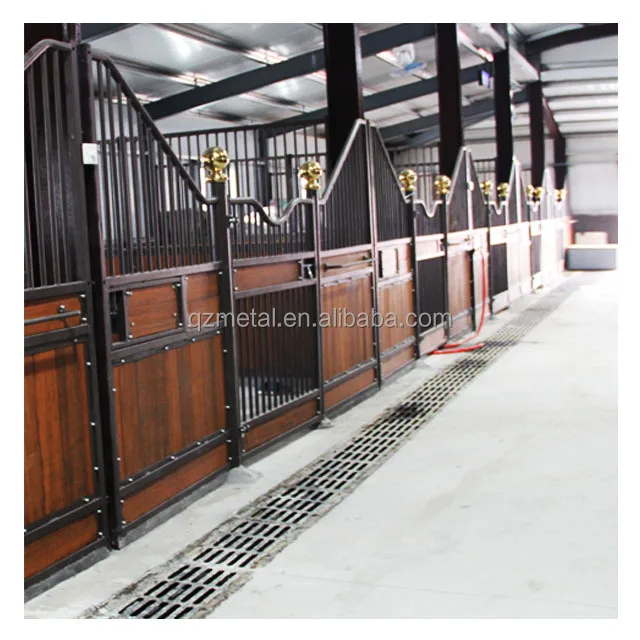 

European China Portable Galvanised Steel Outdoor 100% Direct Factory Stall Horse Stable Fronts Boxes Panels Barn