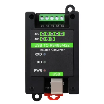 USB RS485/422 industrial-grade isolation converter FT232RNL and SP485EEN chip scheme, a variety of protection circuits