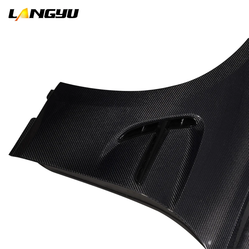 Acessórios exteriores pára-choques laterais do carro f30 f35 a m3 guardas de lama de fibra de carbono para 2013-2018 bmw pára-choques