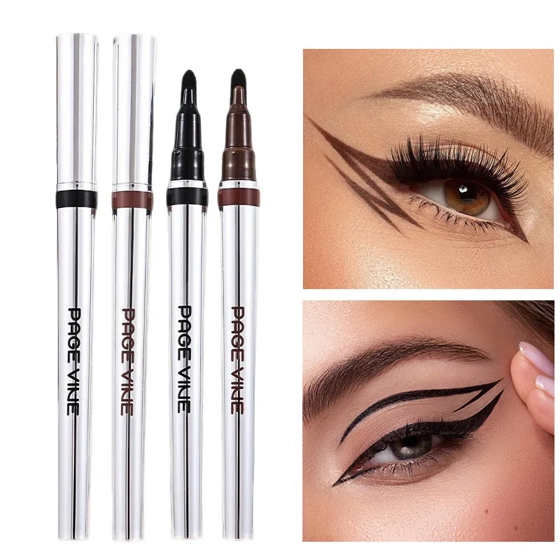 Liquid Eyeliner Makeup Remover Pen Quick Drying Waterproof Smudge Proof Lasting 24 Hours Wear for Precise Control Winged Liner