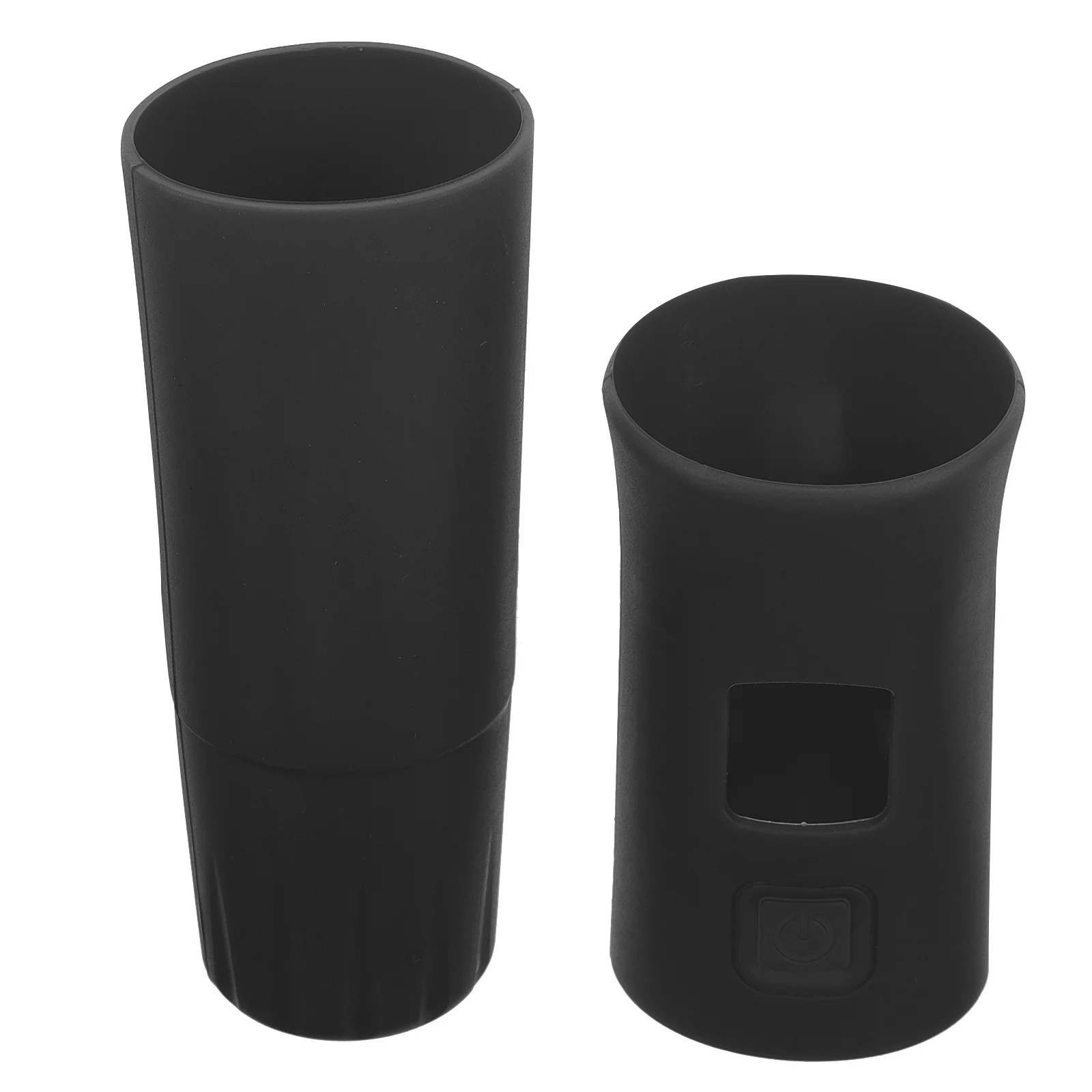 

Wireless Microphones Protective Case Cover for Handheld Handle Sleeve Black Silicone