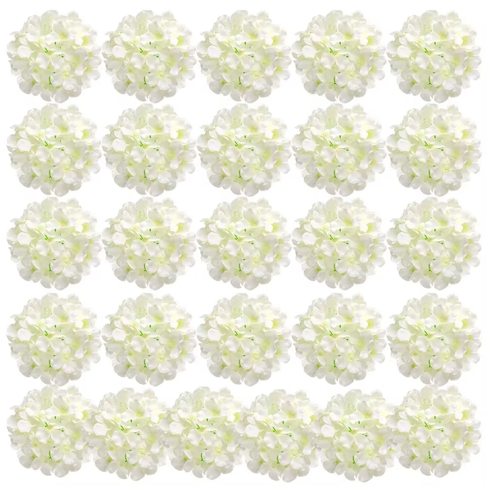 10-100 Stuks Hortensia Kunstbloemen Zijden Hortensia Volle Bloemenkoppen met Stengels voor Bruiloft Centerpieces Nep Bloemenkoppen
