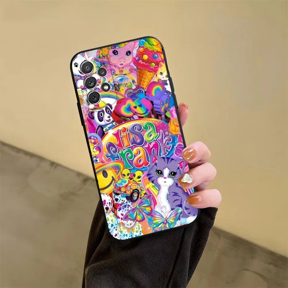 Lisa Frank tiger horse dog Cat Phone Case for Samsung Galaxy S24 S21 S22 S20 S23 Ultra Fe Plus A34 A54 A24 A52 A53 M54 Cover