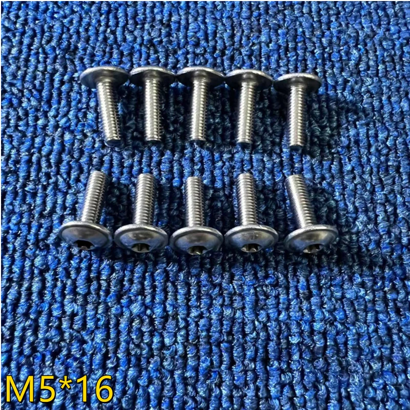 For BMW F650CS F650GS G650GS K1200GT K1300GT K1200S K1300S K1200R K1300R R1150RT M5*16 Motorcycle Cowling Fairing Screws