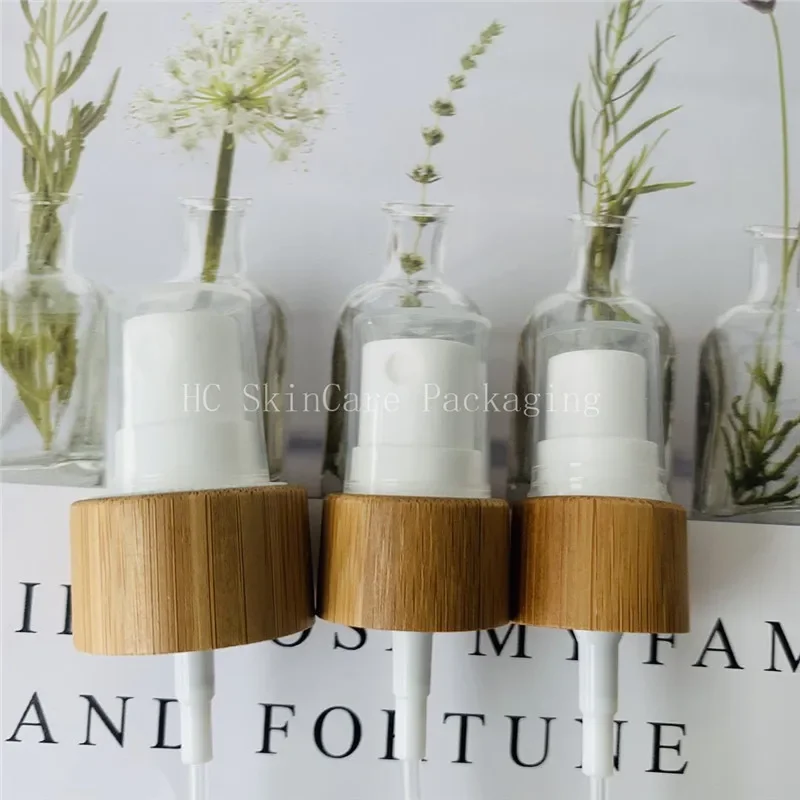 고품질 대나무 캡, 대나무 화이트 디스크 탑 캡, 천연 대나무 스프레이 캡, 대나무 샴푸 캡, 대나무 나무 로션 펌프 캡