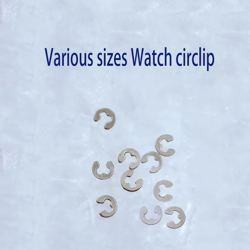 Various sizes Watch circlip 304 Stainless Steel E Clip Circlip Retaining watch accessories