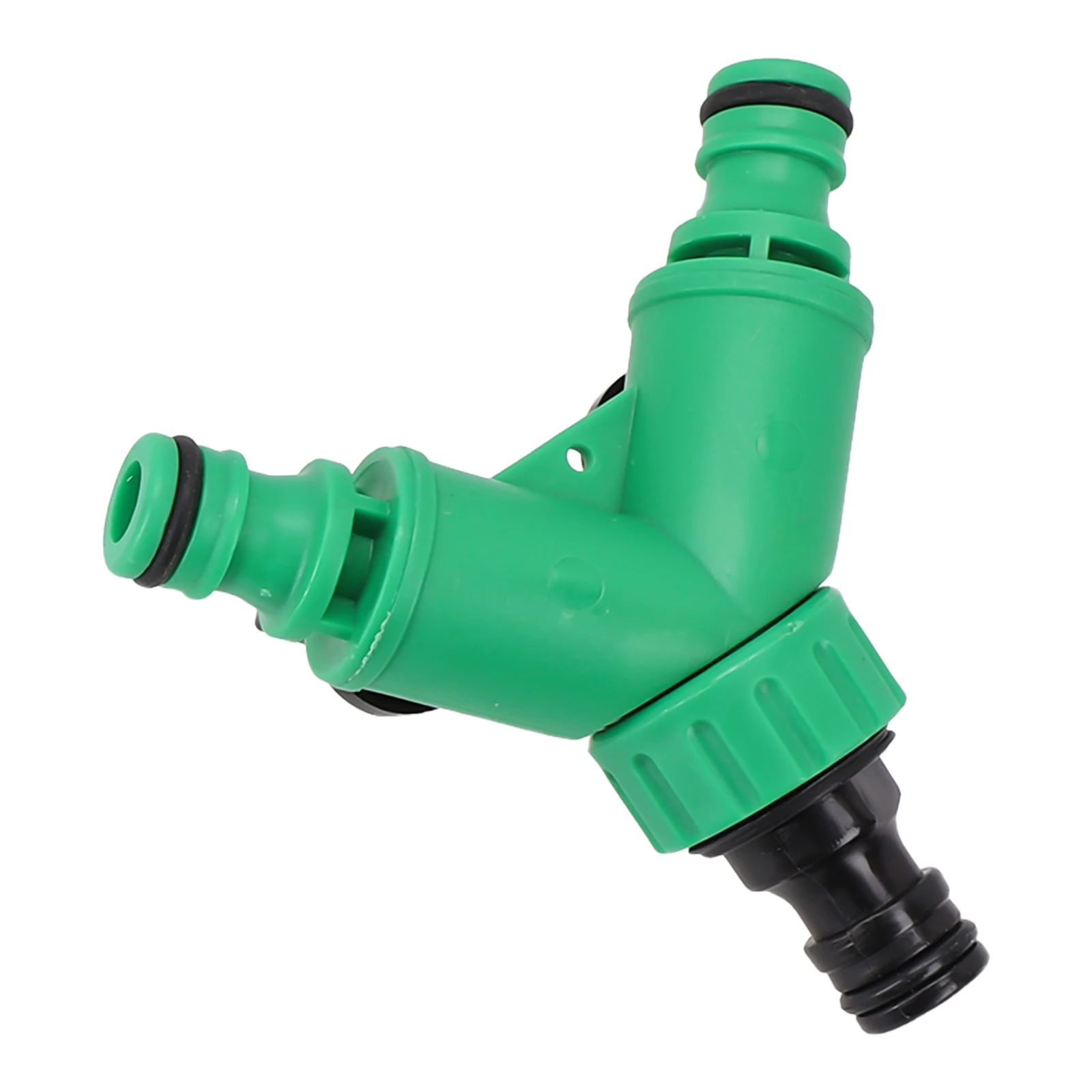 

Valve Water Quick Connector Hose Pipe Plastic Splitter Tools 2 Way Accessory Adapter Elements Garden Brand New