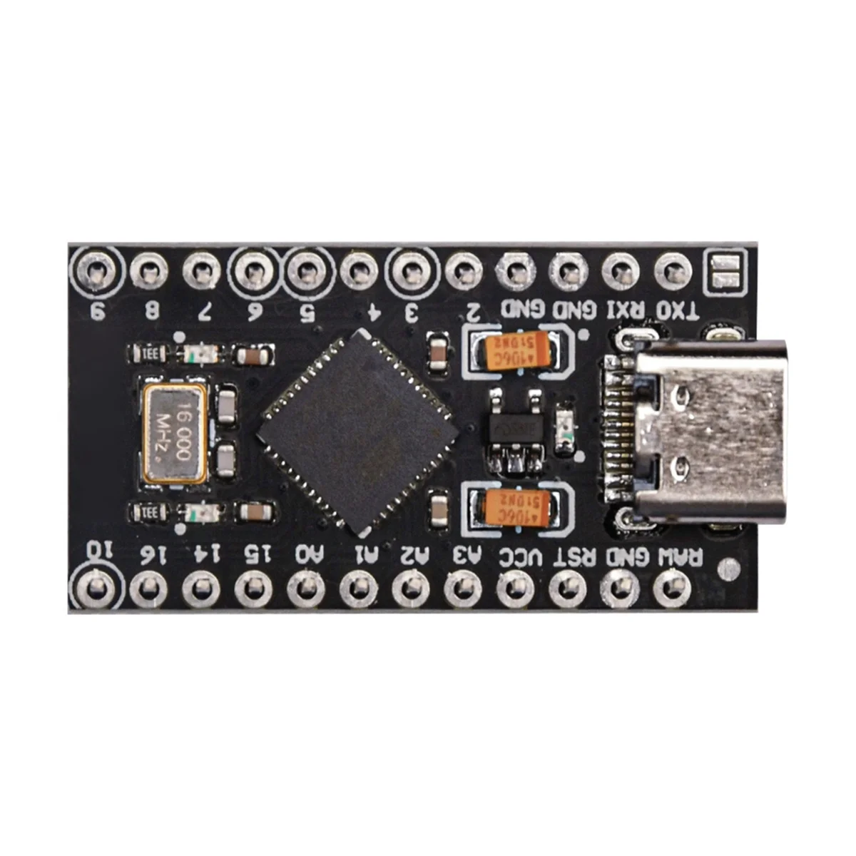 Atmega32u4 type-c mini usb pro micro-for arduino,3.3v,16mhzモジュール,2行ピンヘッダー,leonardo