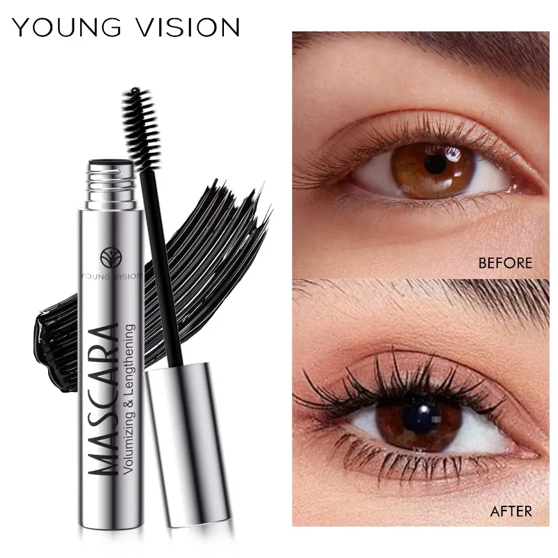 1pc schwarz dicke verlängernde Mascara dichte voluminöse wisch feste wasserdichte langlebige Mascara Make-up Kosmetik