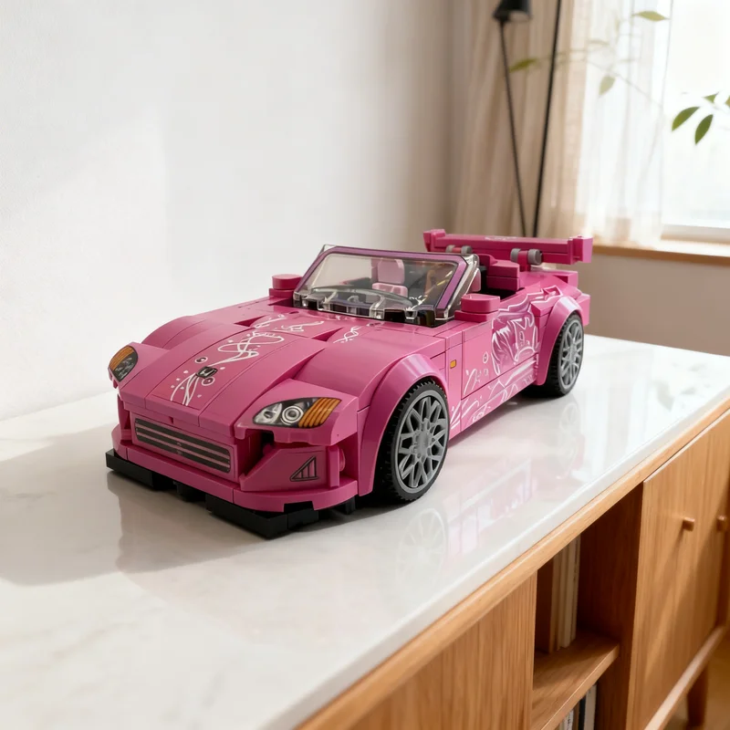 294pcs MOC 2 Fast 2 Furious Hondaed S2000 Nose Modification City Champions Model Building Blocks Christmas Gifts Toys Creative view 4