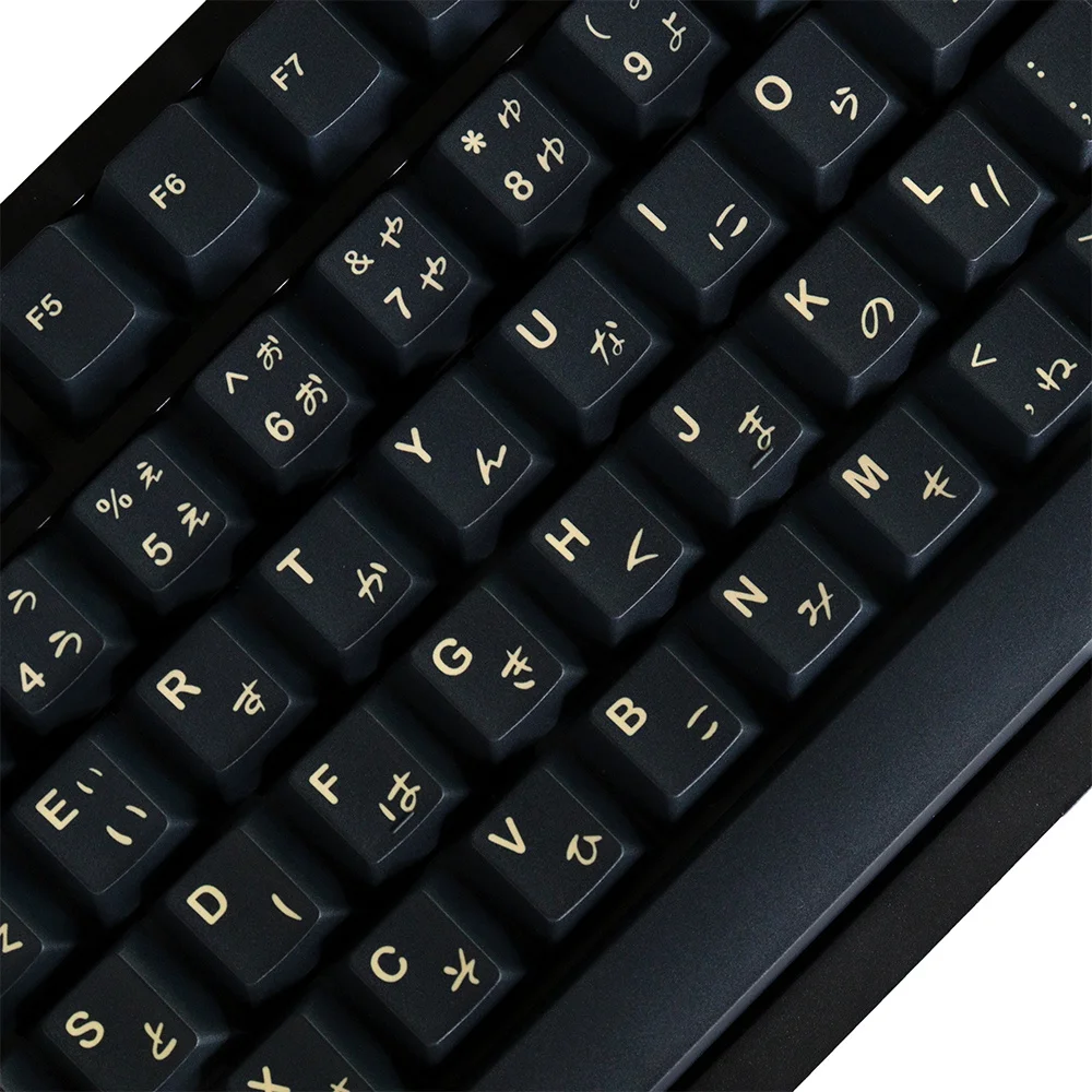 GMK Inukuma JP Keycaps Sublimasi Pbt 129 Tombol Cherry Profile Keycaps untuk 61/64/68/87/104/108 Mx Switch Keyboard Mekanis