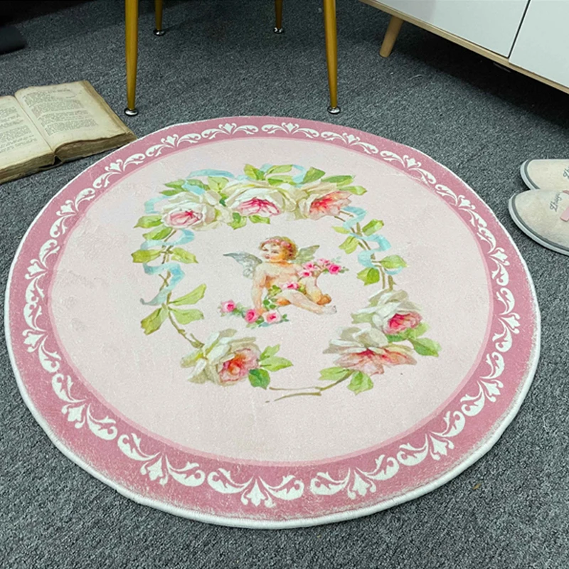 tapis-d'etude-rond-rose-epais-pour-salon-chambre-a-coucher-decoration-de-la-maison-chevet-canape-tapis-de-bain-doux-et-mignon