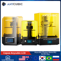 ANYCUBIC DLP SLA LCD Resin 3D Printer Photon Mono 2, X 6Ks, M5, M5s, M5s Pro, M3 Max, D2, Wash and Cure 3, 3 Plus, Max