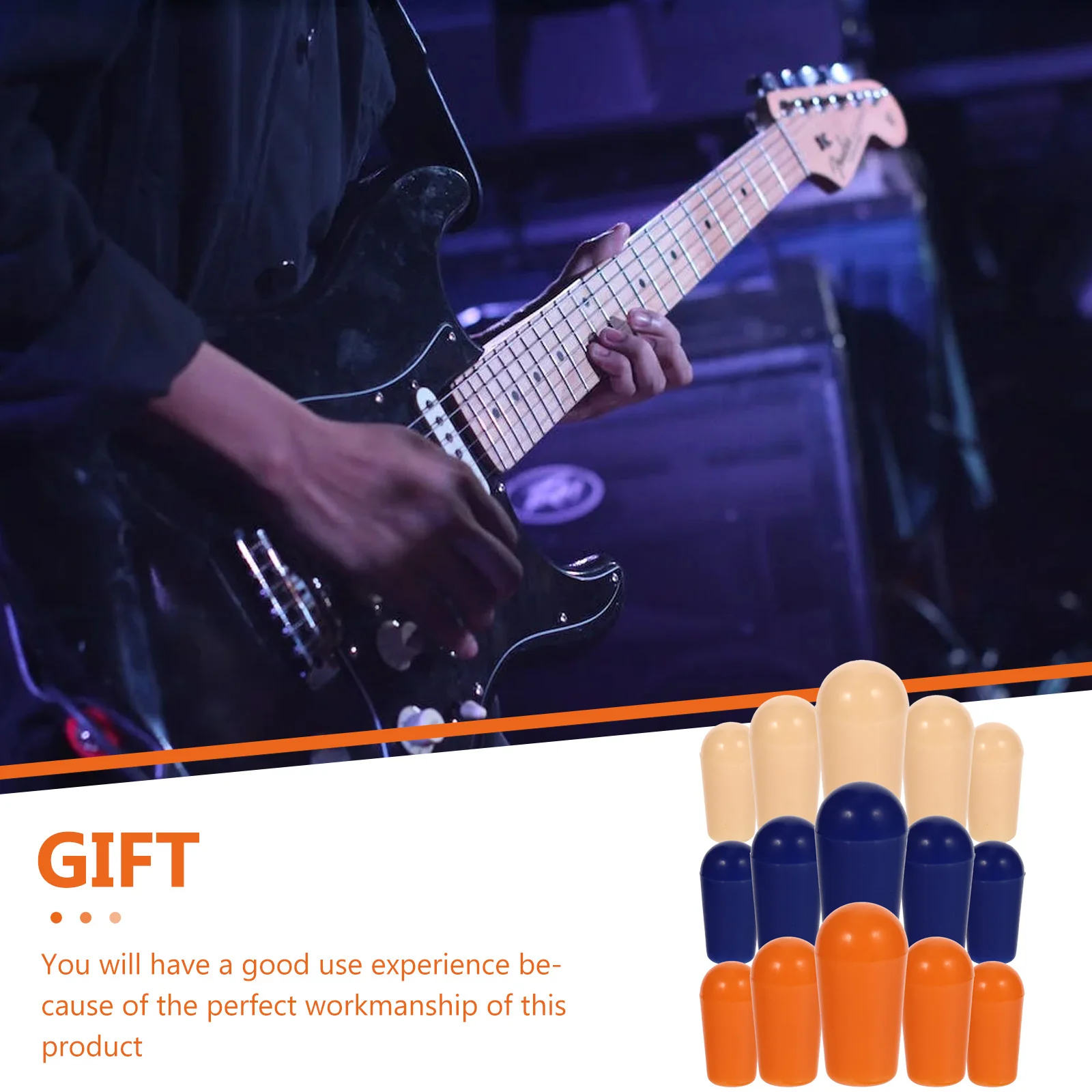 

15pcs 3.5Mm Guitar Toggle Switch Caps 3 Way Plastic Tip Replacement Knob Hats For Electric Guitar Parts Accessories