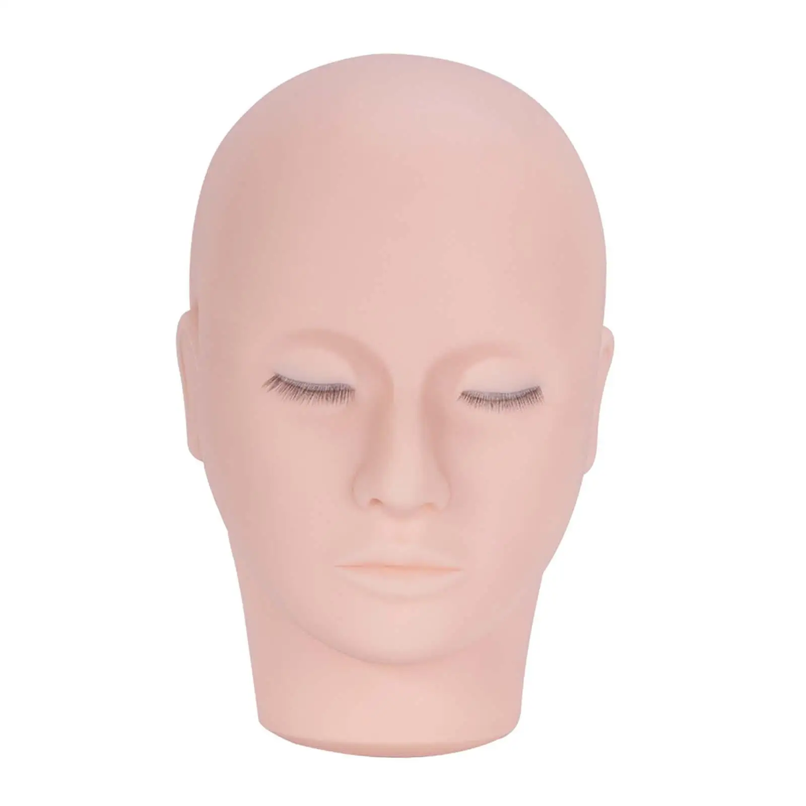 Tête de mannequin de cils avec 3 couches, doux au toucher, tête de formation professionnelle et durable pour usage domestique, styliste de salon