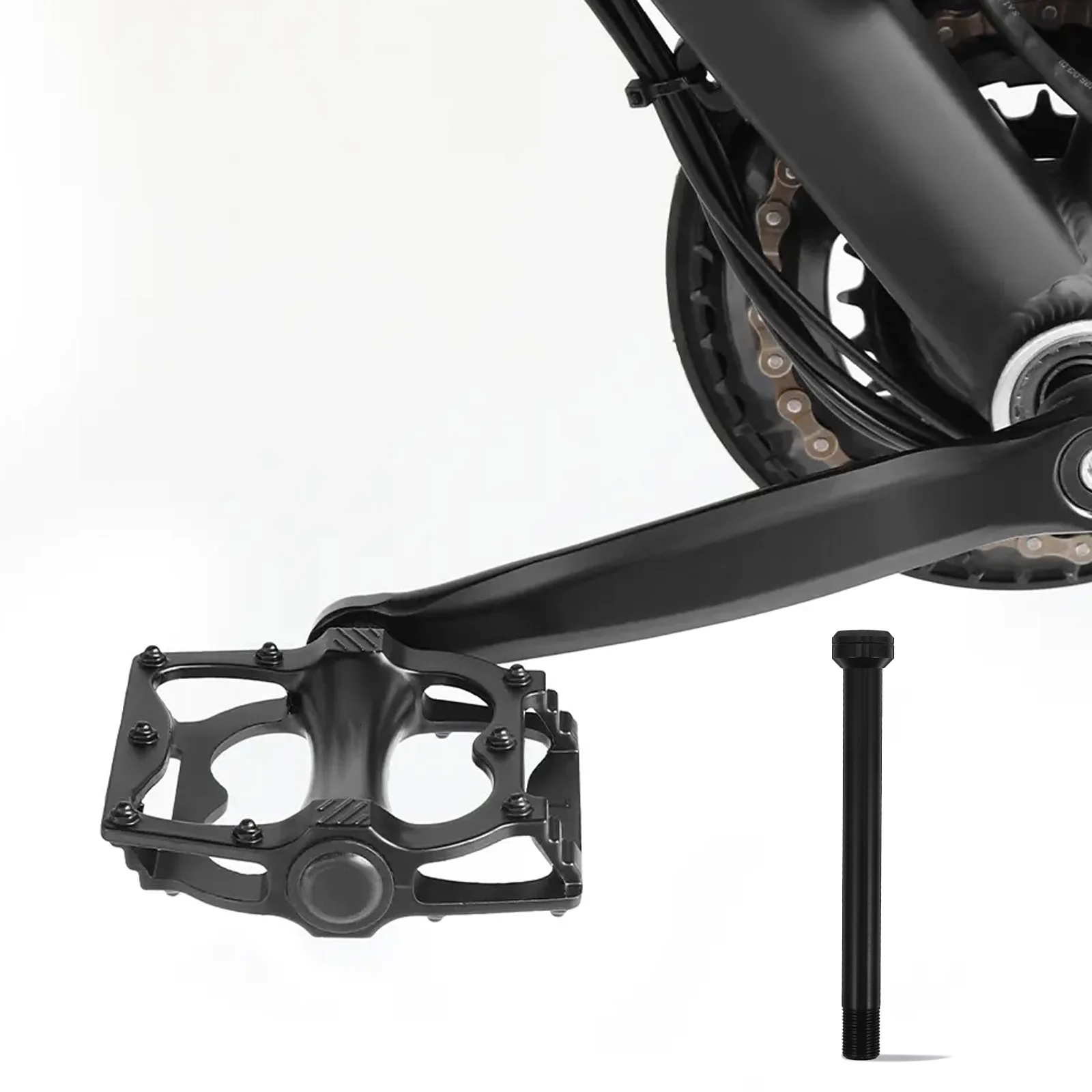 

Bicycle Thru Axle Front Fork Replacement Aluminum Alloy Hub Shaft For Mountain Bike Road Urban Cycling Sturdy Lightweight