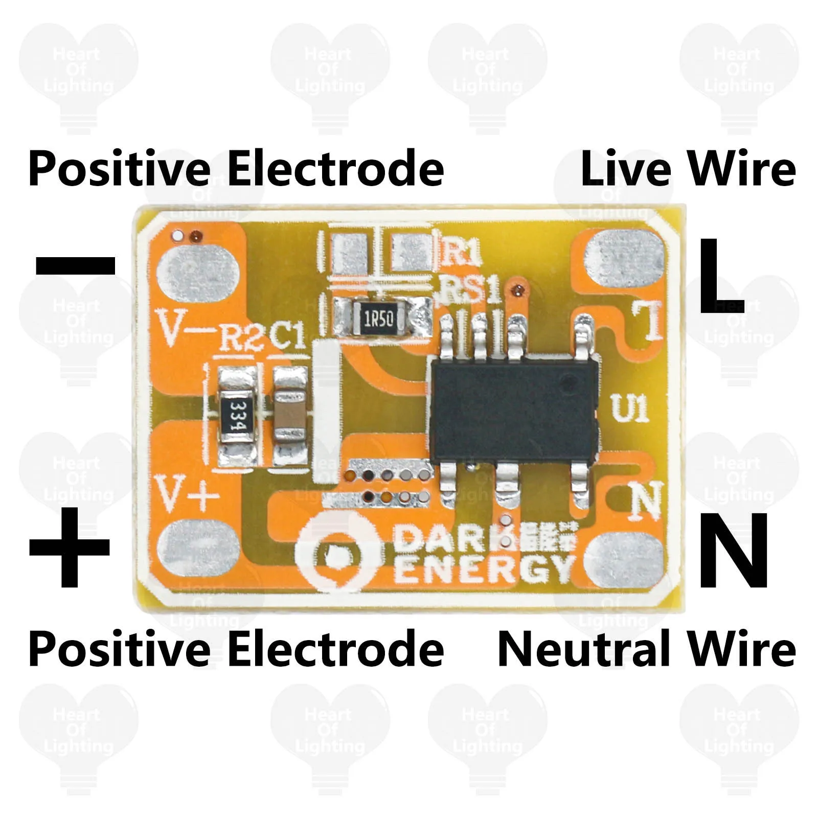 Mini LED Driver 3-18W DC30-160V 115mA Non Isolation Power Supply Lighting Transformers For Driver LED Strip Light DIY