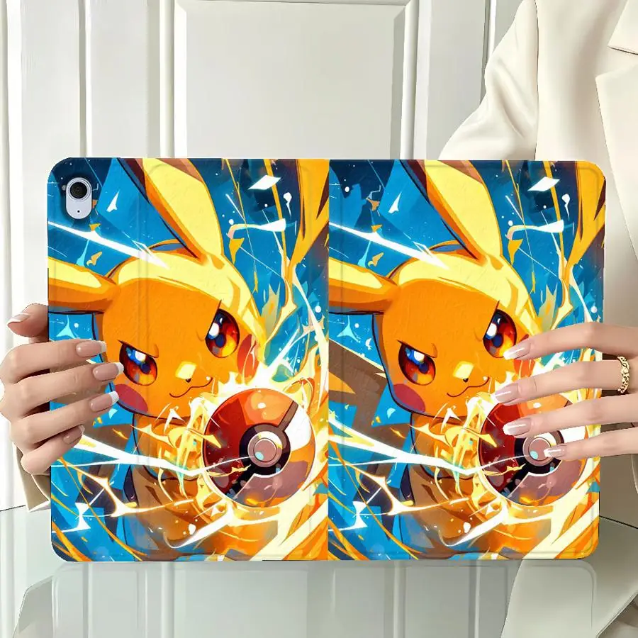 Case for Samsung Galaxy Tab A9Plus S7 S8+ S9+ S10 Lite A7 Lite S10FE S9 FE A8 A11 S11 S10 Plus With Pencil Holder Funny Pokemons - view 2
