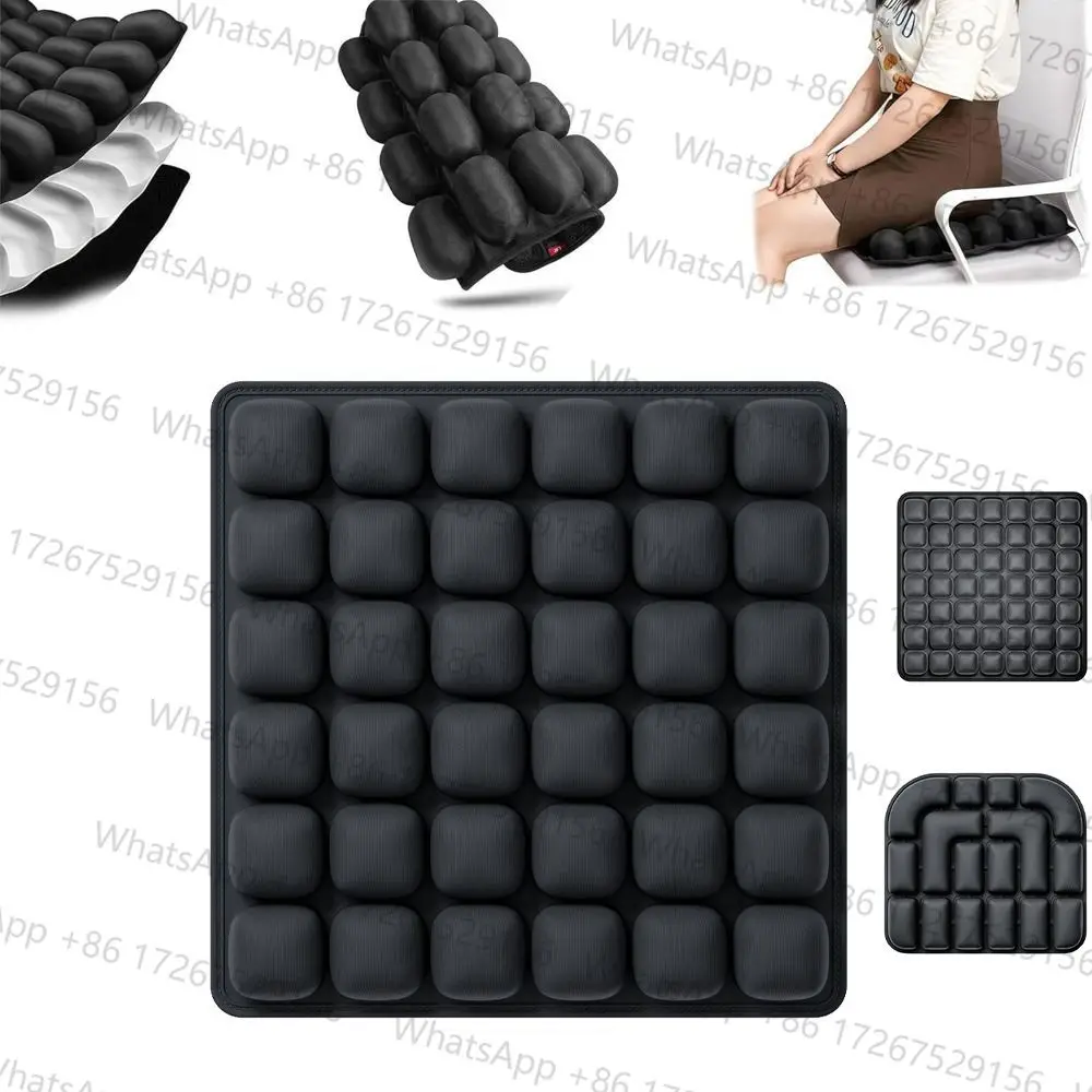 High Rebound 3D Air Cell Seat Cushion Anti-Slip Breathable Travel Cushion Anti-bedsore Lightweight Inflatable Seat Cushion